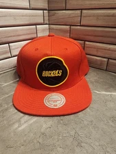 Houston Rockets Mitchell & Ness NBA Snapback Hat Red Cap NWT - One Size Fits All
