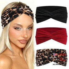 Women's Twist Turban Headbands - Multicolor - 3 Pack - Multicolor-2