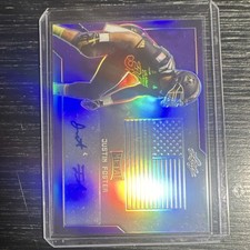 Leaf Metal Justin Foster Autograph Serial #6/7 US Army All-American Bowl Footba…