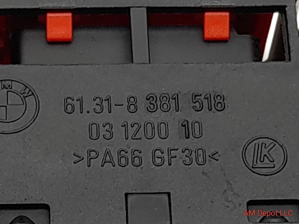 BMW 330xi 330i 325i 325xi E46 2002 sedán interruptor ventana izquierda 61316902184 8381518 Foto 2 de 4