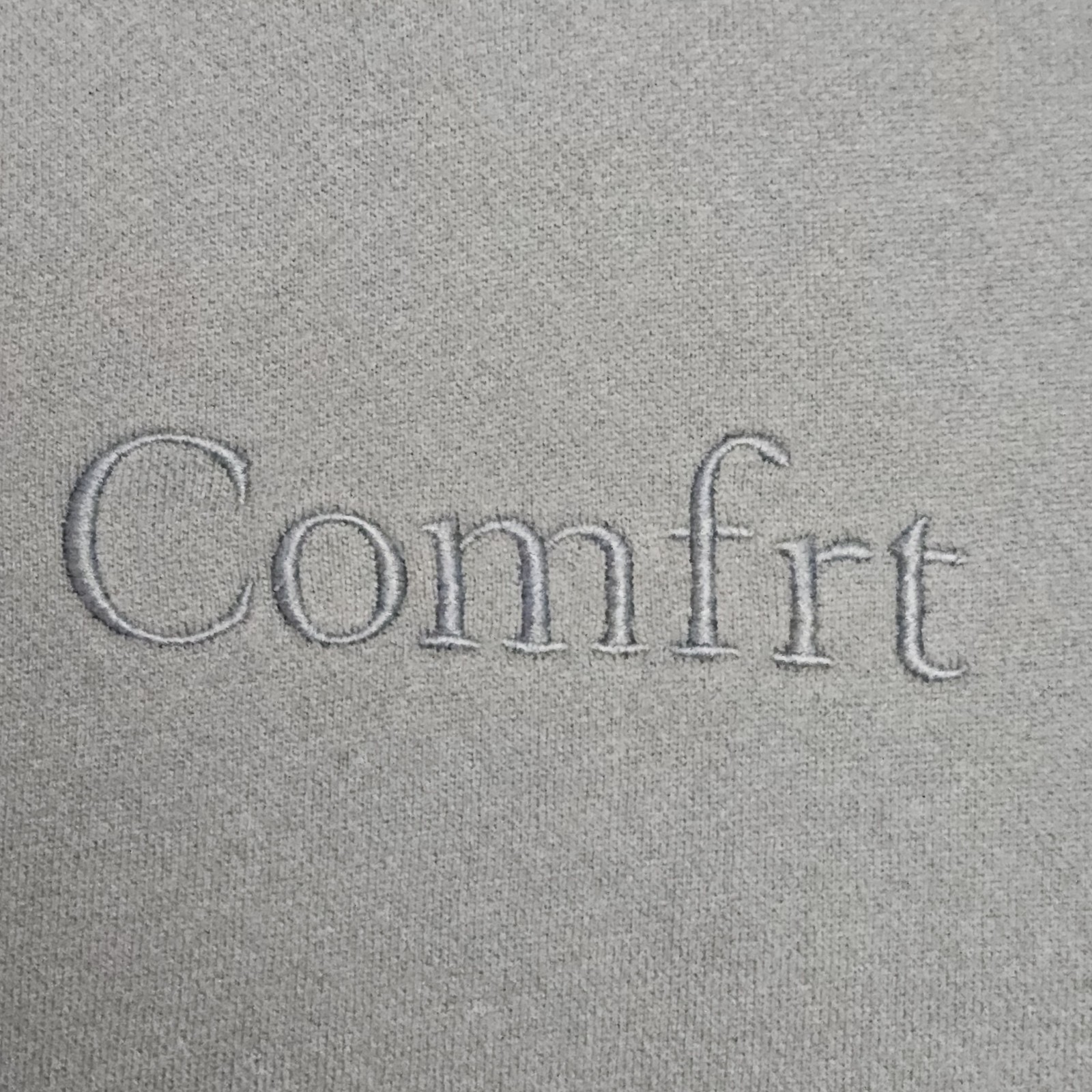 COMFRT Hoodie Sweatshirt Men 3XL Gray Pullover Heavyweight