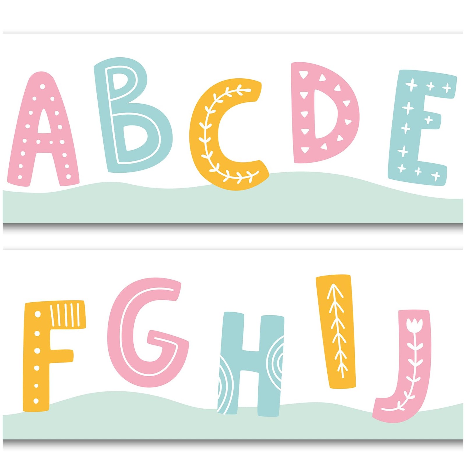 Bordure autocollante frise murale chambre enfant et bébé Y033 adhésive 15 cm x 200 cm