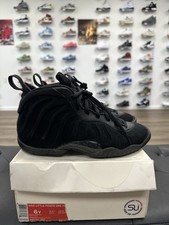Size 6 GS - Nike Little Posite One Mid Triple Black