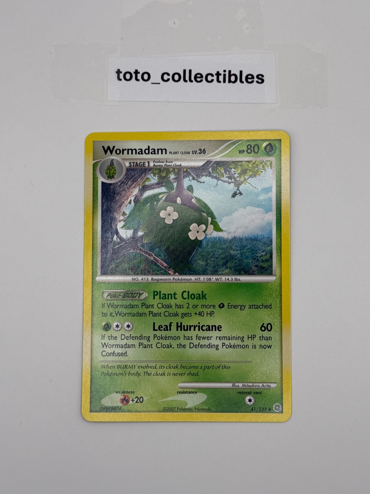 Wormadam 41/132 - Secret Wonders - Rare - Pokemon Card TCG LP-NM