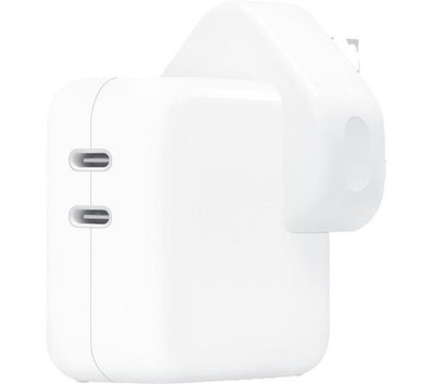 Original Apple 35 W Dual USB Type-C Power Adapter - MW2K3B/A - NEU