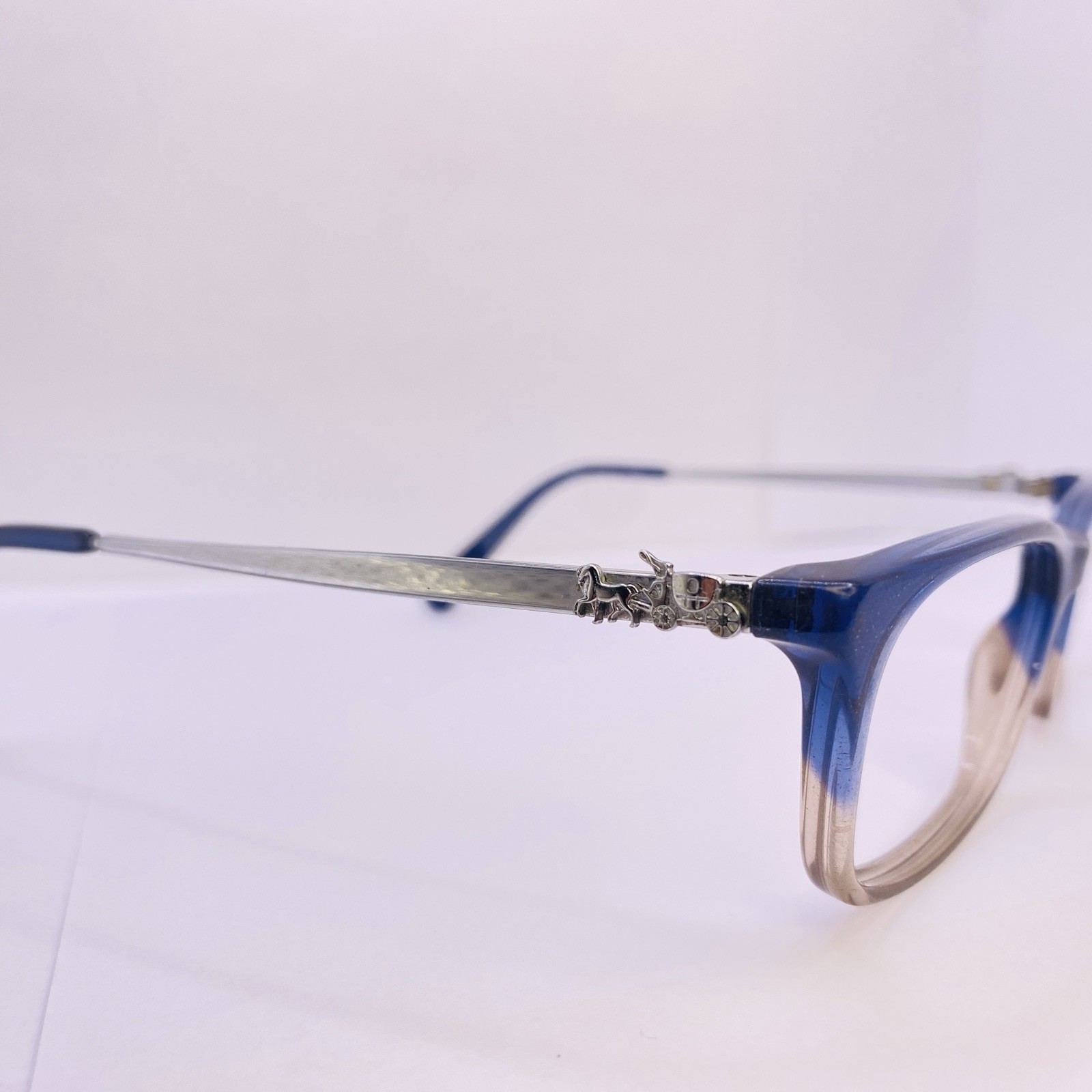 Coach Eyeglasses Sunglasses HC 6110 5489 Denim Taupe Glitter Gradient 50 [] 16 thumbnail 7