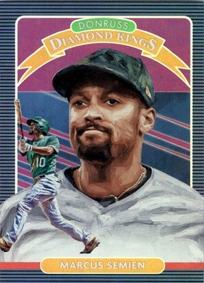 2020 Donruss Holo Purple #10 Marcus Semien DK - BB