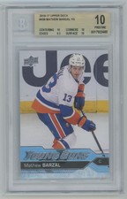 2016-17 Upper Deck Series 2 Young Guns Mathew Barzal BGS 10