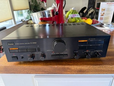 Sansui C-21012 preamp, multi voltage, restored/recapped (warranty)