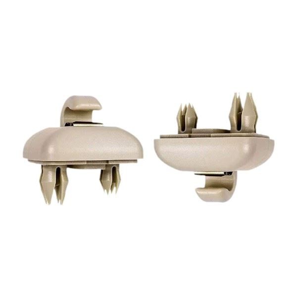2 StüCk Sonnenblenden Clips Beige 8U0857562 FüR Audi A1 A3 Einfache Montage-image