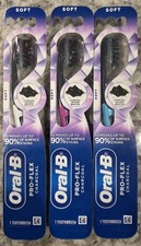 Oral-B Pro Flex Soft Charcoal Szczoteczka do zębów Węgiel drzewny (3 szczoteczki do zębów)