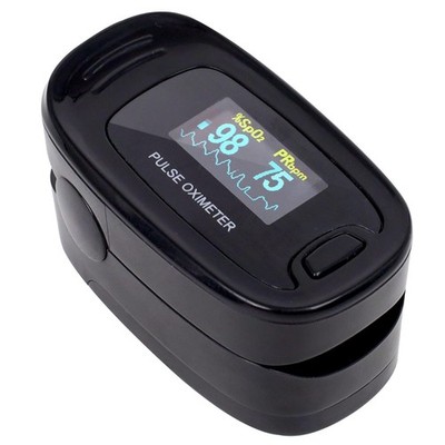 CONTEC CMS50NA Pulse Oximeter Fingertip Blood 1 Count (Pack of 1), Black