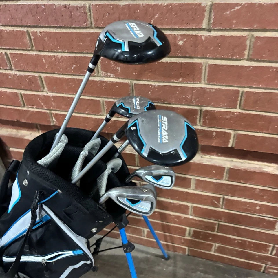 Callaway LEFT STRATA 6 Piece Golf Set Driver,5H,5W,7,9,SW,Putter with Bag Mens - Image 2 of 4