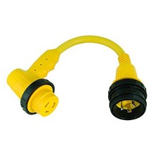 ParkPower by Marinco 1RPCRV Right Angle Adapter, 30A 125V Locking/Sealing