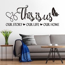 Inspirational Family Quotes Wall Small This is Us Our Story Our Life Our Home