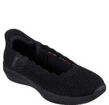SKECHERS Size 9 Hands Free Slip-ins Cleo Swift Black Women's Shoes Flats Light