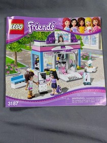 LEGO Friends Butterfly Beauty Shop 3187 221pc 6-12 Box Complete Set Retired