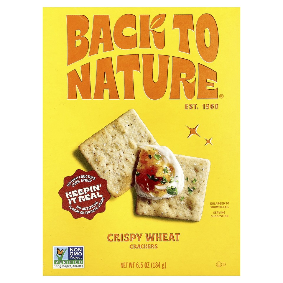Crispy Wheat Crackers, 6.5 oz (184 g)
