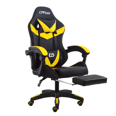 MEDIAWAVE STORE Sedia Ufficio Gaming AZRACE Ecopelle OFFIX3 con Poggiapiedi Poltrona Reclinabile