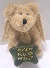 Boyds Bears Plush Ornament G. S. Angelwish Pocket Full Of Wishes 5  W/ Tag
