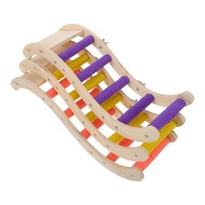 3pcs Parrot Stand Ladder Toy: Wooden Bird Climbing Steps - Parakeet Cage