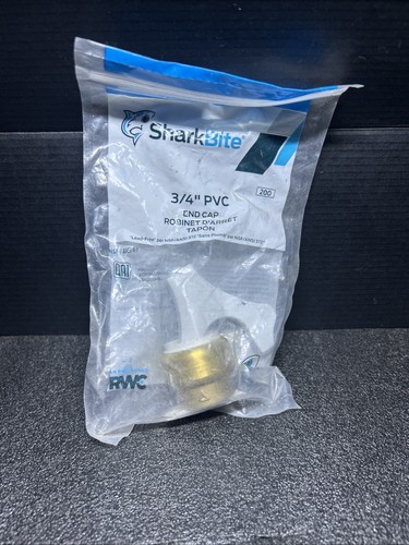 SHARKBITE UIP518A 3/4 IN. PUSH-TO-CONNECT PVC IPS BRASS END STOP FITTING