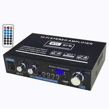 Stereo Amplifier Home Audio Bluetooth 2.0 Max 200W Power Stereo Receiver AK35