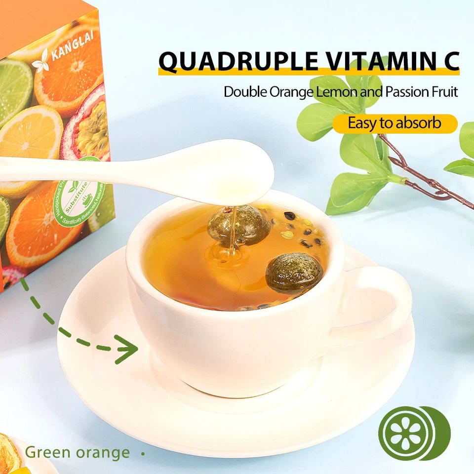 DOPPELTE ORANGE ZITRONE Passionsfruchttee Bio-Tee mit Orangengeschmack - Bild 4 von 4