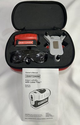 Craftsman 320.48247 4-in-1 Laser Trac Level - New Open Box, Tested/ Works *Mint*