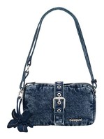 Desigual Curio Denim Bag UmhäNgetasche Clutch Tasche Denim Dark Blue Blau Neu