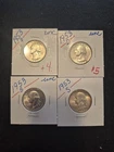 4 Beautiful Uncirculated 1953 D & S Silver Washington Quarter Coin Collection