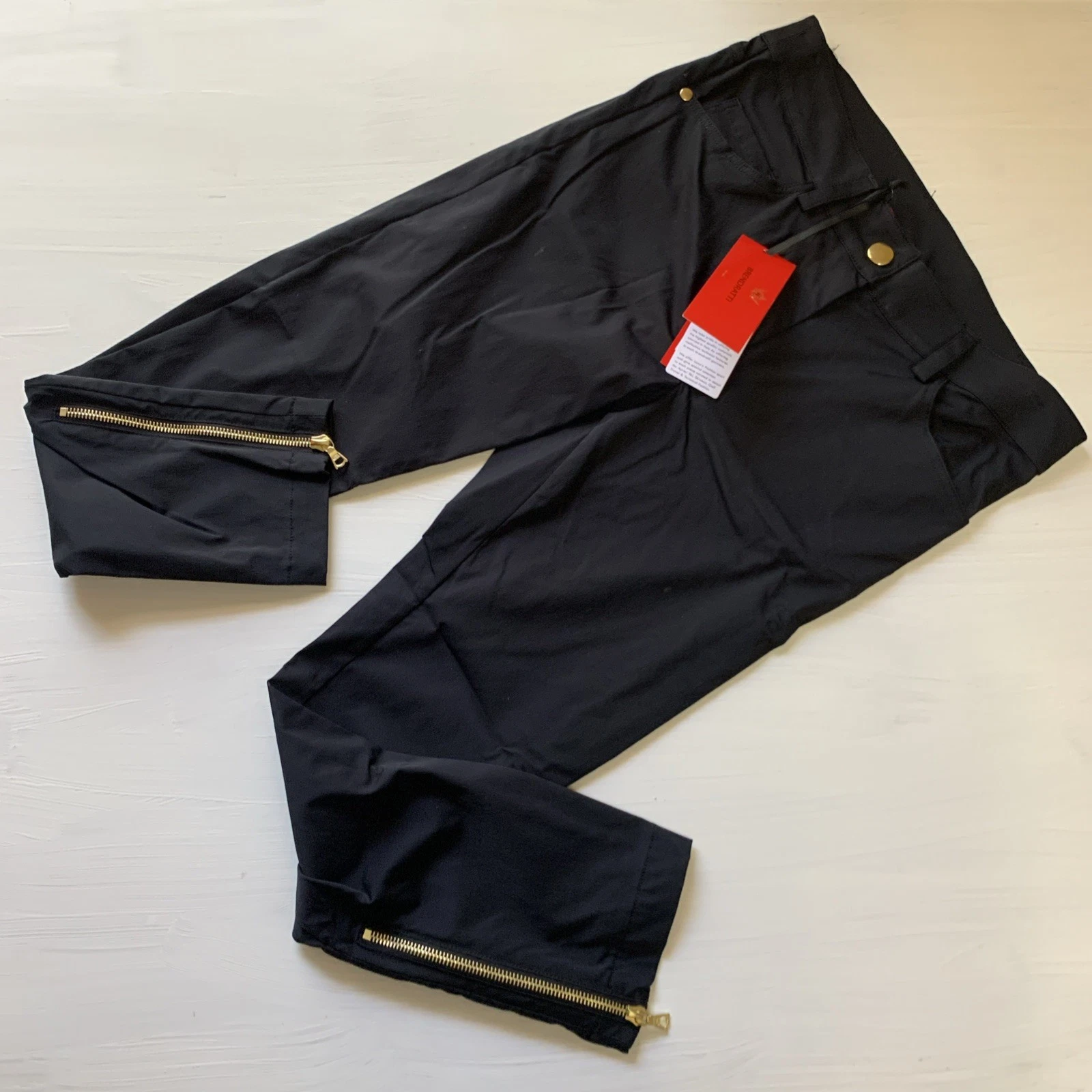 Brendratti Womens Size 40 small Or 46 Large Betina Black Pants New Nwt