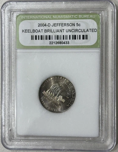 Photo of a 2004-D Jefferson Nickel from an eBay sale
