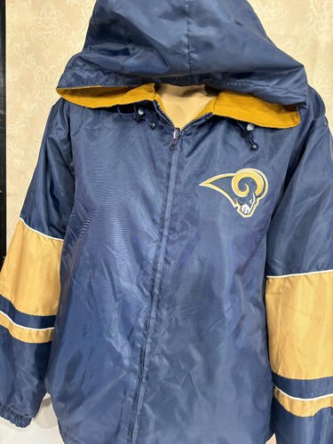 St. Louis Rams NFL Fleece Lined Large G-III Zip Reversible Jacket Los Angeles - Picture 3 of 14