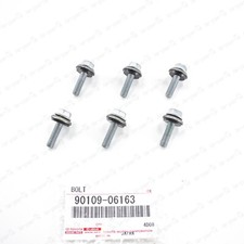 Genuine Toyota 8 Cyl 4.7L 2UZFE Cylinder Head Cover Bolt 90109-06163 SET of 6
