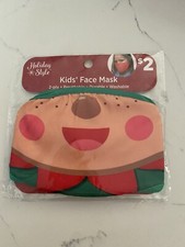 Holiday Style Kids Elf Face Mask
