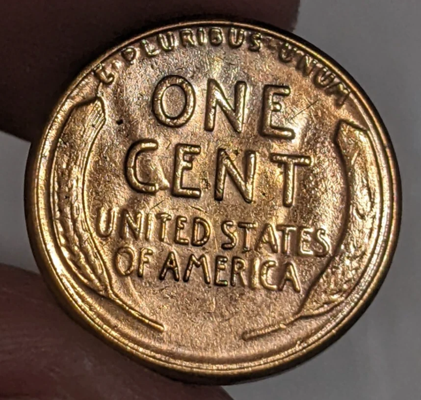 1925 S Lincoln Wheat Cent BU Unc. Red Great Eye Appeal!! - Image 2 of 4