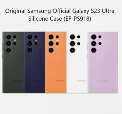 Official Original Samsung Galaxy S23 Ultra Silicone Case S23Ultra Covers EFPS918