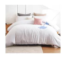 WYFKYMXX Three Layers of Waterproof Zippered Duvet Cover Reusable Breathable ...