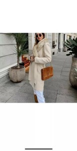 zara sand coat