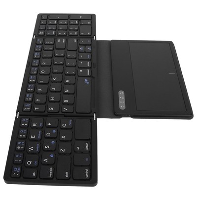 New Foldable BT Keyboard Low Latency BT 5.1 Full Size Keyboard With Large Touchp