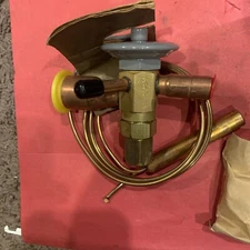 Sporlan FBVE-4-ZP40 4 ton LO TEMP 22 Thermostatic Expansion Valve W 60” Cap. NOS
