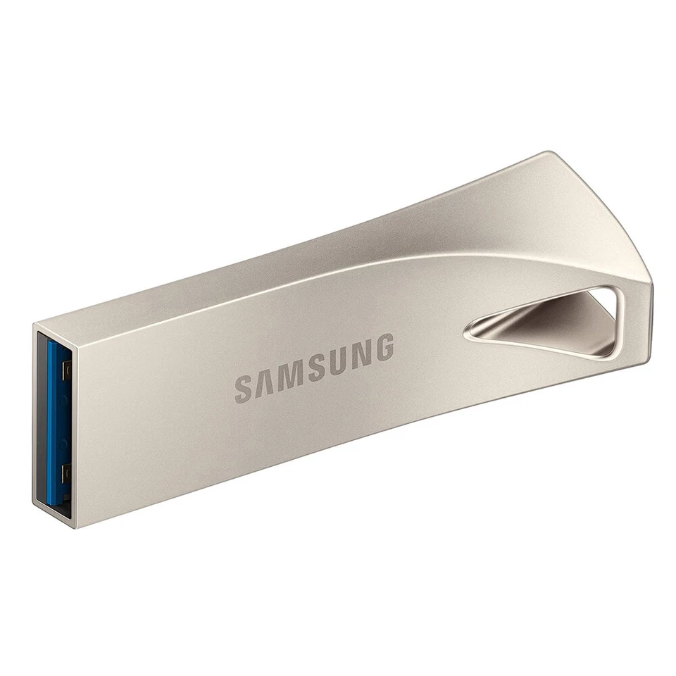 SAMSUNG 300MB/s Metal U Disk BAR Plus 64GB Silver USB Flash Drive Champagne lot - Image 3 of 4
