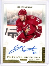 2010-11 Panini Luxury Suite Lee Stempniak LS Private Signings Auto Coyotes