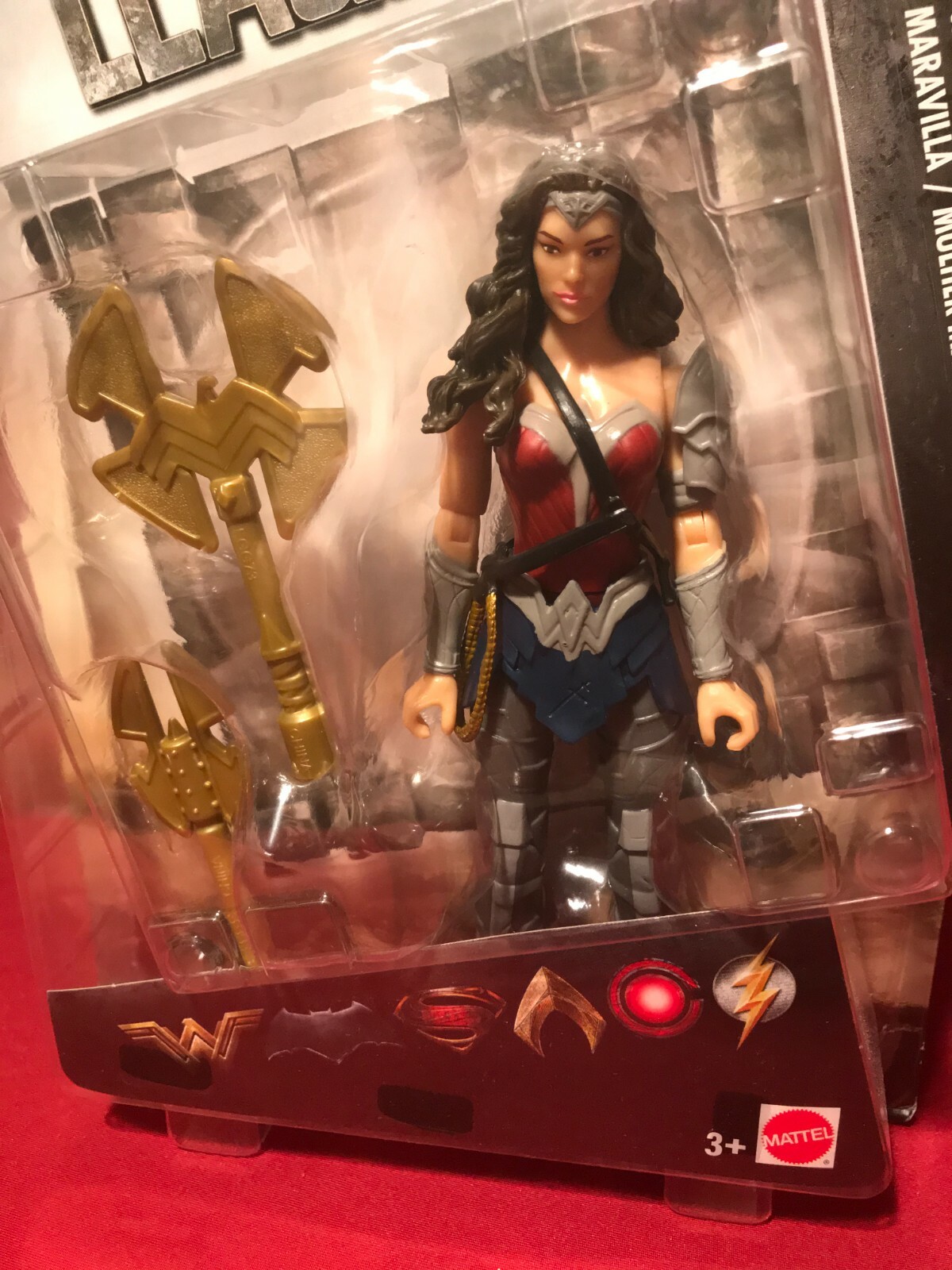 DC Justice League Movie 6" Basic SILVER ARMOR WONDER WOMAN FIGURE ...