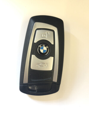 BMW 3 TASTEN FERNBEDIENUNG SMART SCHLÜSSELANHÄNGER 1 2 3 4 5ER X5 ETC GETESTET ANSEHEN 434MHZ