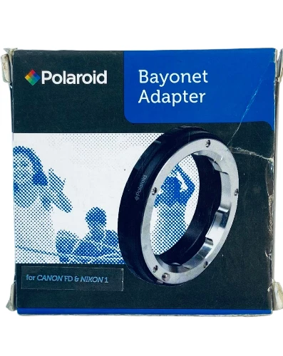 Polaroid Bayonet Lens Mount Adapter Canon FD and Nikon 1 Mirorless Camera Body - Image 2 of 4