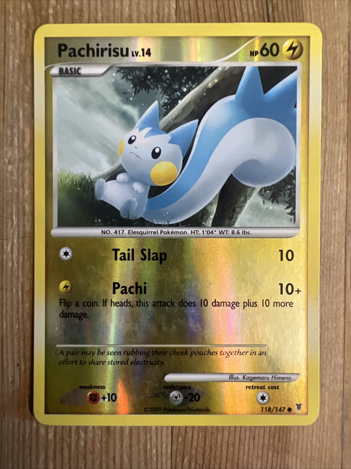 Pokemon Pachirisu Lv. 14 Supreme Victors Reverse Holo 118/147 LP Condition