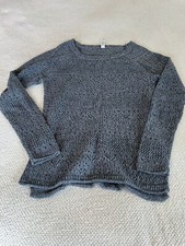 Aeropostale Knit Sweater Charcoal Size M