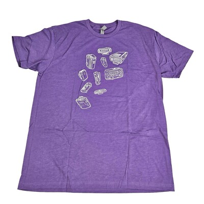 OG Beeper Pager Tee Purple T-Shirt Men s XL Next Level Apparel
